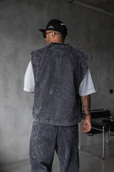 VESTA DENIM PREMIUM GRI PRESPALAT "SHADOW ARMOR"